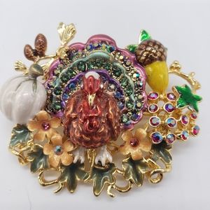 Kirks Folly Fall,Thanksgiving, Turkey, Pin/Pendant